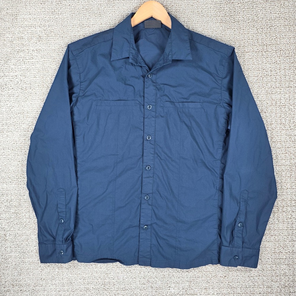 Triple Aught Design Tradecraft Mens XL Blue Button Up Tactical Shirt TAD Gear